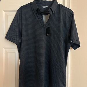 Mizzen+Main Men's Dark Blue Polo